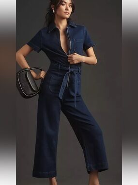 Maeve by Anthropologie Woman cropped jumpsuit
